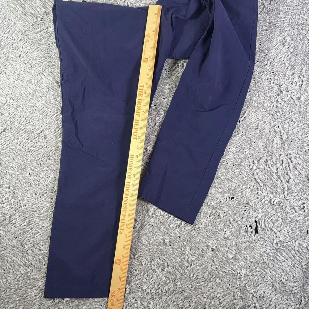 Vintage Jordan Woven Joggers Mens Medium Navy Blue Activewear Training Y2K Nylon